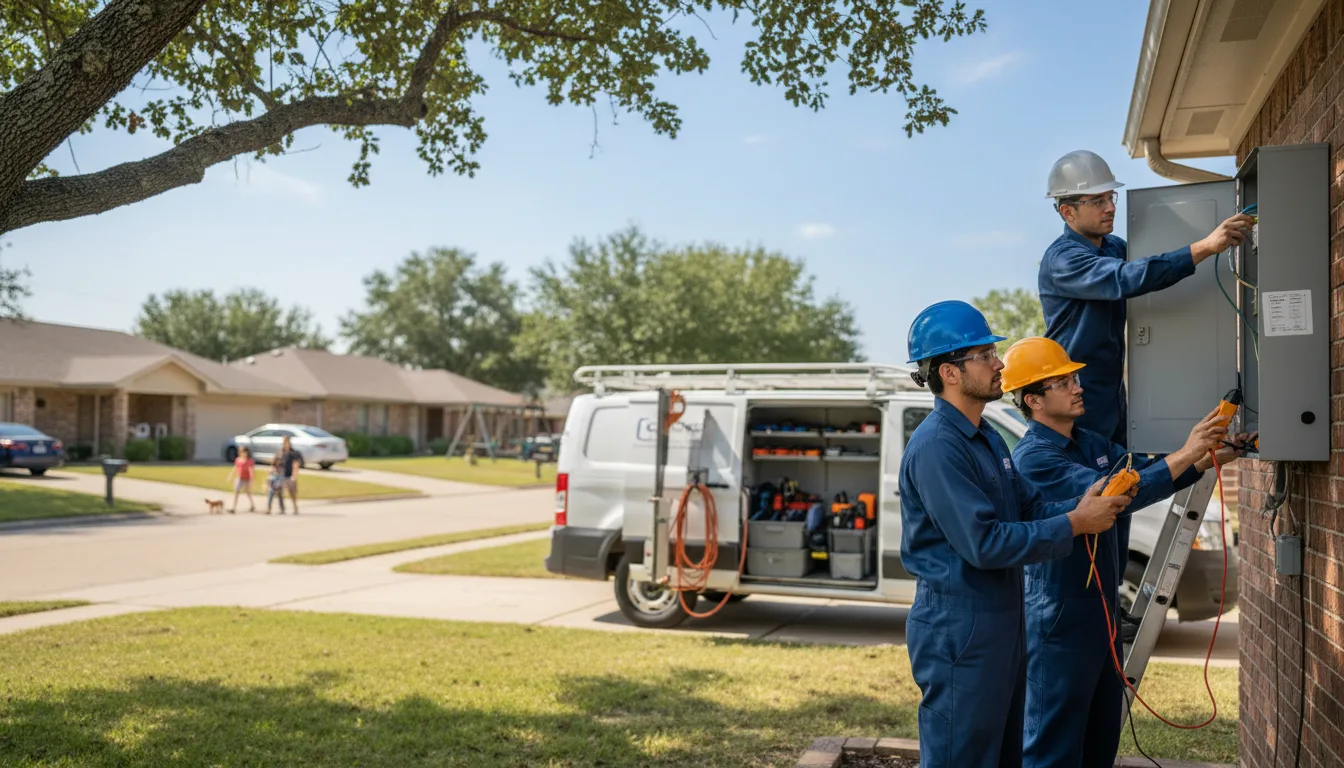 Certified electrician providing emergency electrical services in Grandview, TN